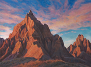 Angel Butte Evening - Badlands